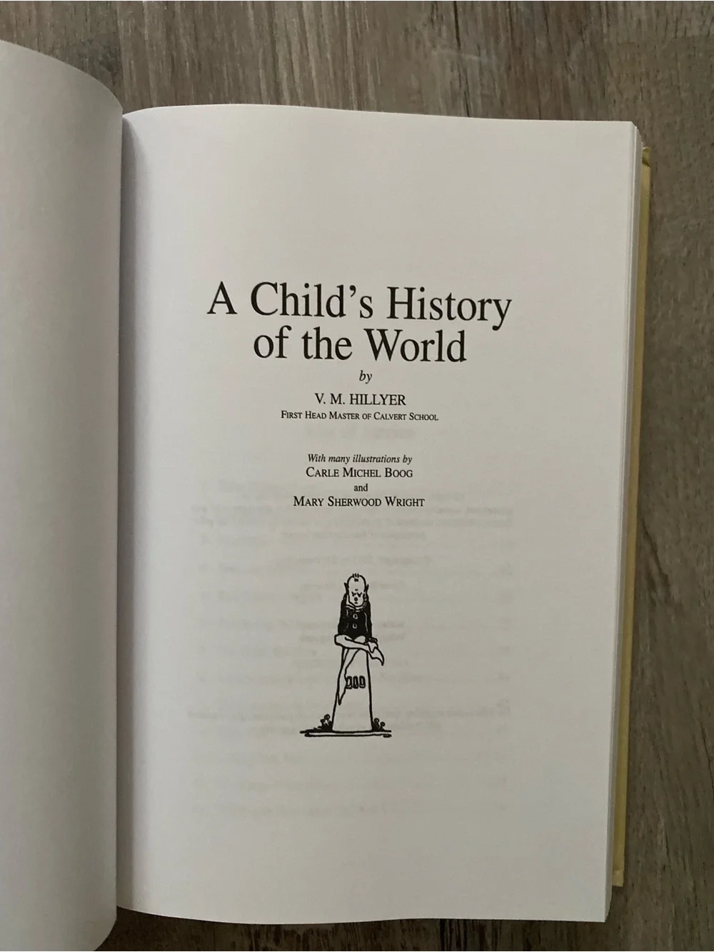 A Childs History Of The World Book By V.M Hillyer Hard Cover